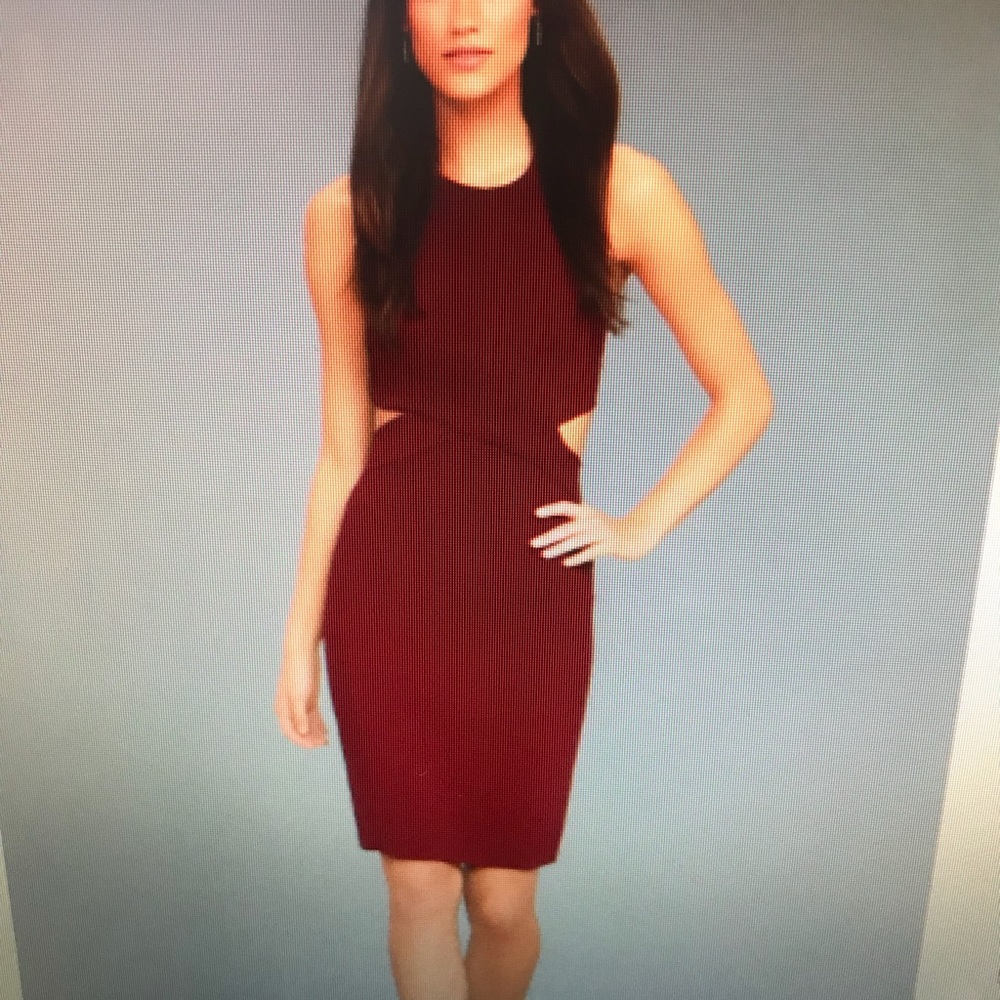 Lulus medium burgundy dress